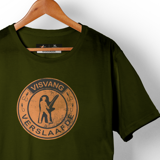 Visvang Verslaafde - Unisex Short-sleeve T-shirt - 180g