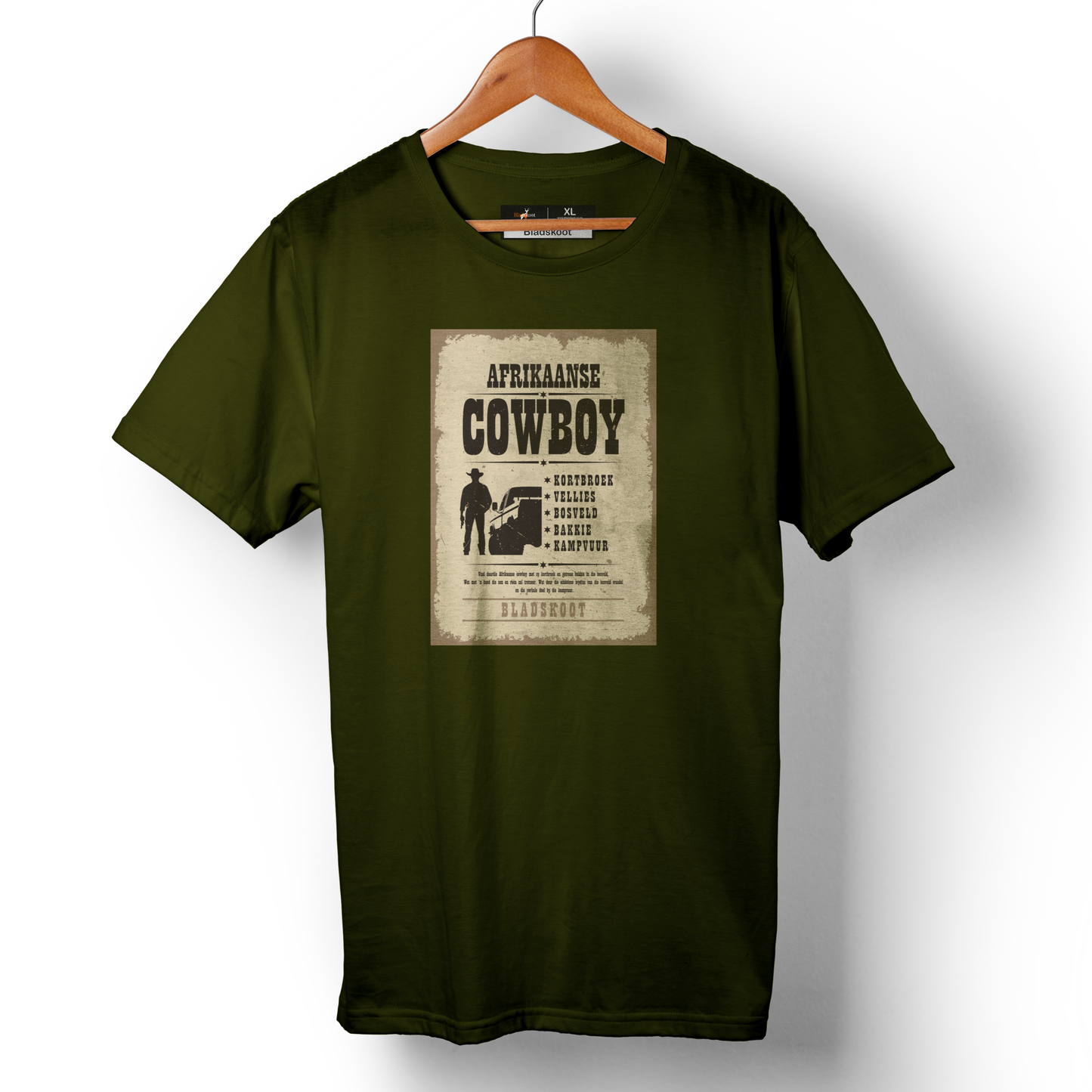 Afrikaanse Cowboy - Unisex Short-sleeve T-shirt - 180g