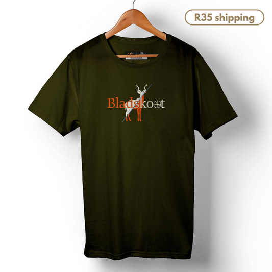 Bladskoot Orange & White - Unisex Short-sleeve T-shirt - 180g