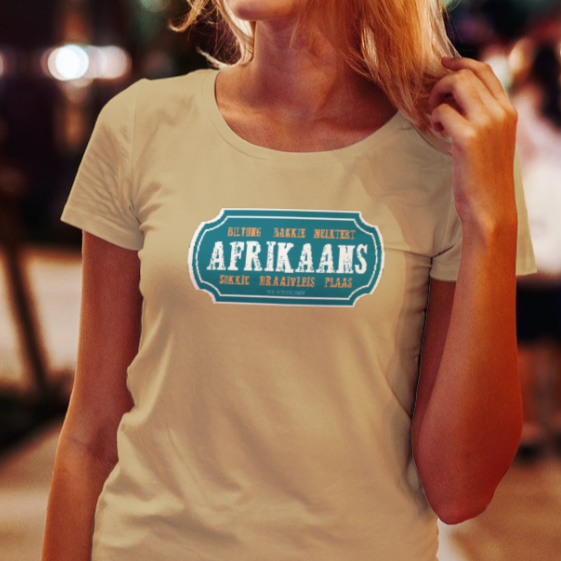 Afrikaans - Ladies Short-sleeve T-shirt