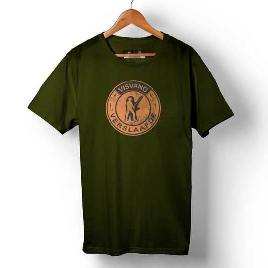 Visvang Verslaafde - Unisex Short-sleeve T-shirt - 180g