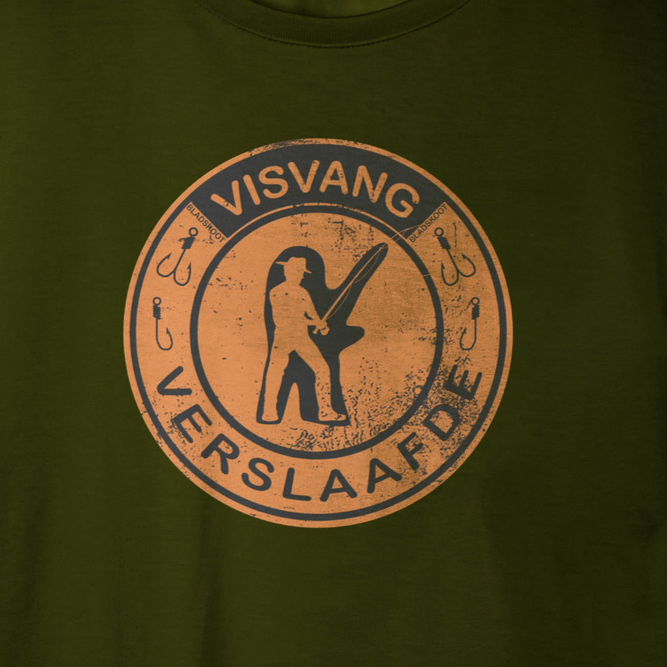 Visvang Verslaafde - Unisex Short-sleeve T-shirt - 180g