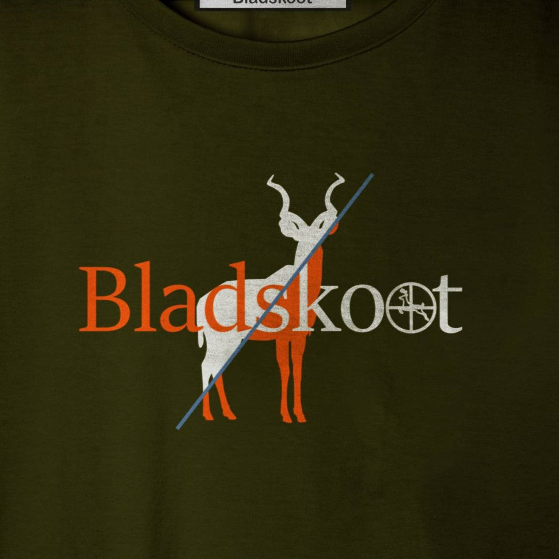 Bladskoot Orange & White - Unisex Short-sleeve T-shirt - 180g